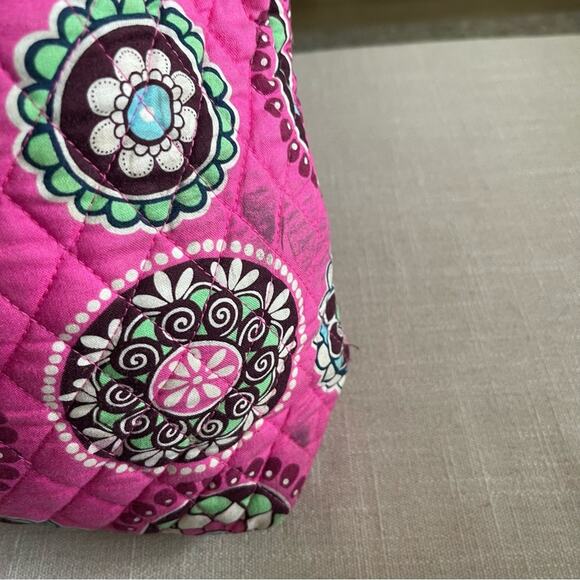 Vera Bradley Pink and Blue Floral Tote - Picture 2 of 4
